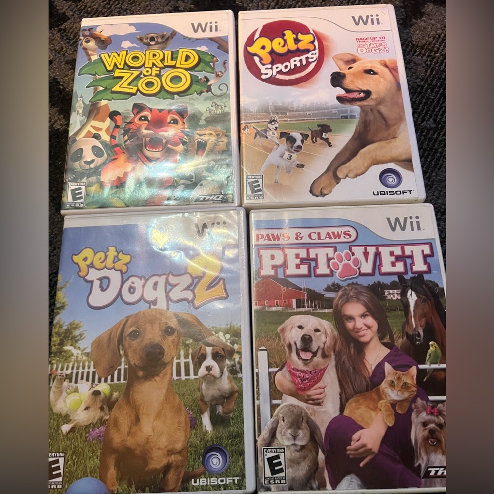 Nintendo Wii Petz Sports and Petz Dogz Bundle - Multicolor